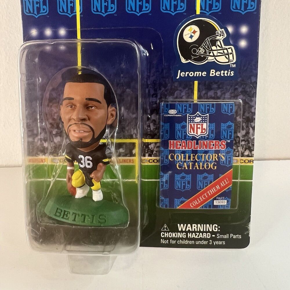 1997 NFL Headliners JEROME BETTIS Football Figure Pittsburgh Steelers Vintage